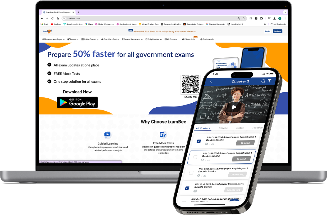 Building a Competitive Exam Preparation Platform for iXamBee