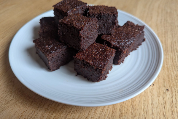 Card background for Bananen-Schoko-Brownie