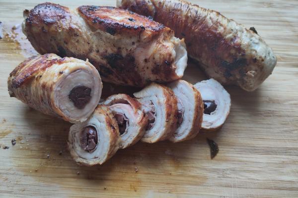 Card background for Putenrolle mit Oliven