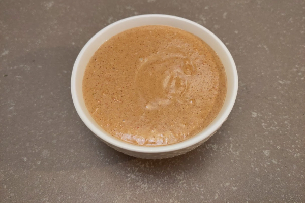 Card background for Erdnusssoße