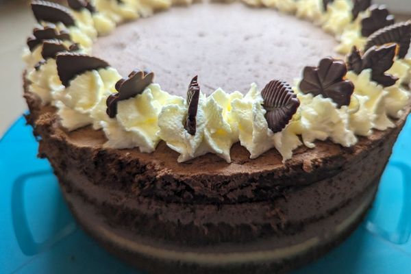 Card background for Schokosahnetorte