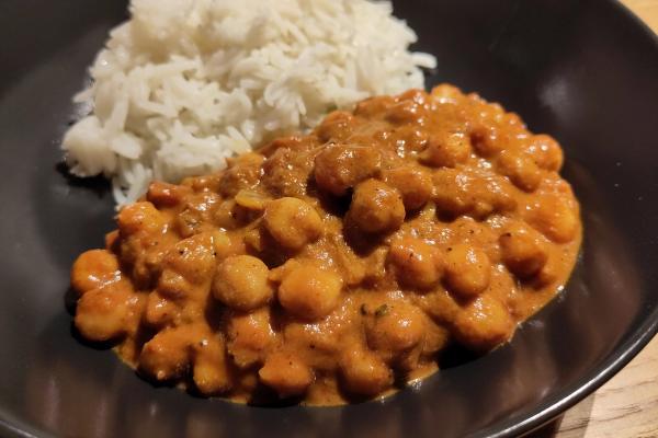 Card background for Kichererbsencurry