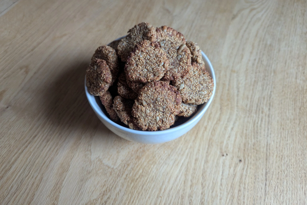 Card background for Bananen-Hafer-Kekse