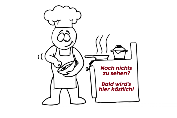 Card background for Kürbisstrudel