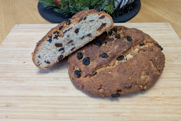 Card background for Kirsch-Schoko-Stollen