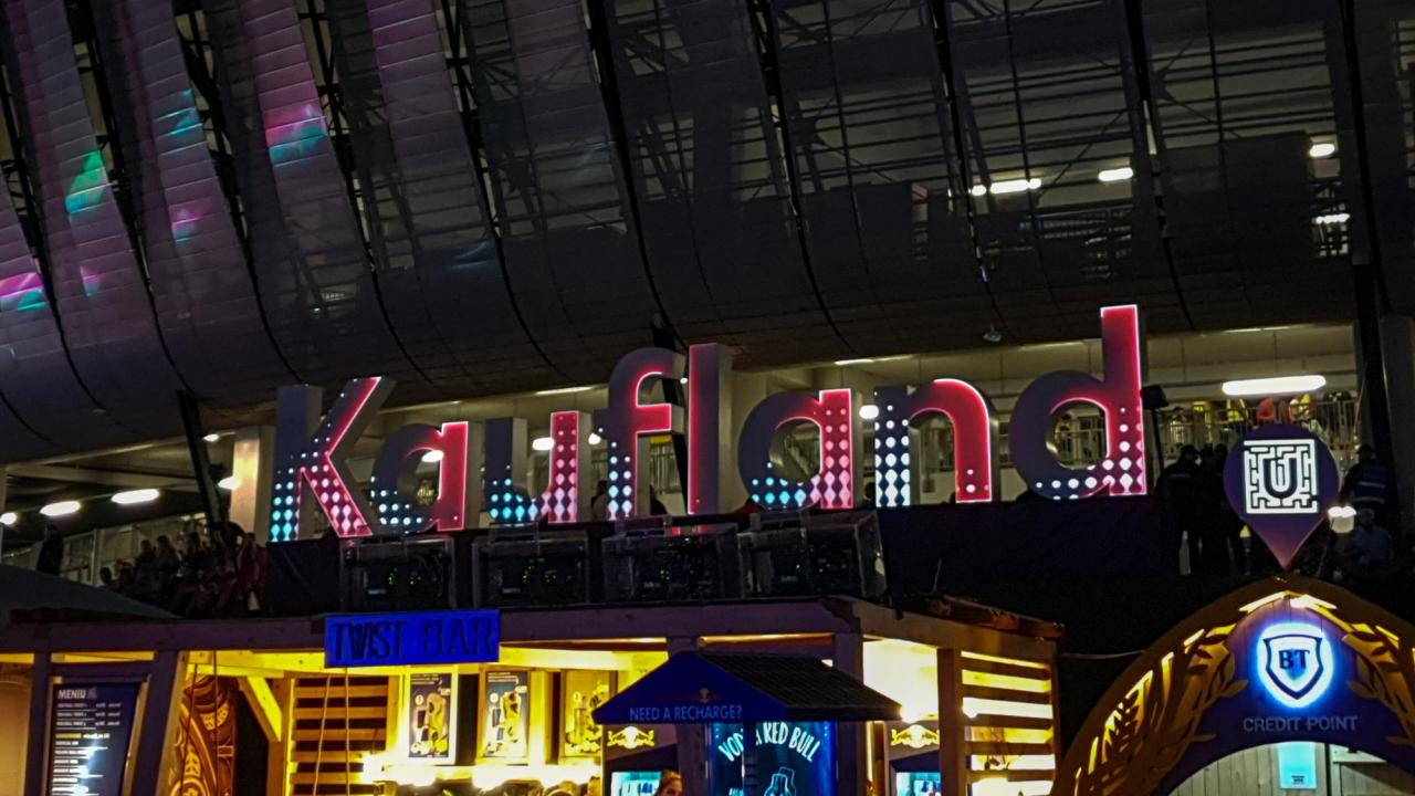 Proiecție Kaufland la UNTOLD 2019