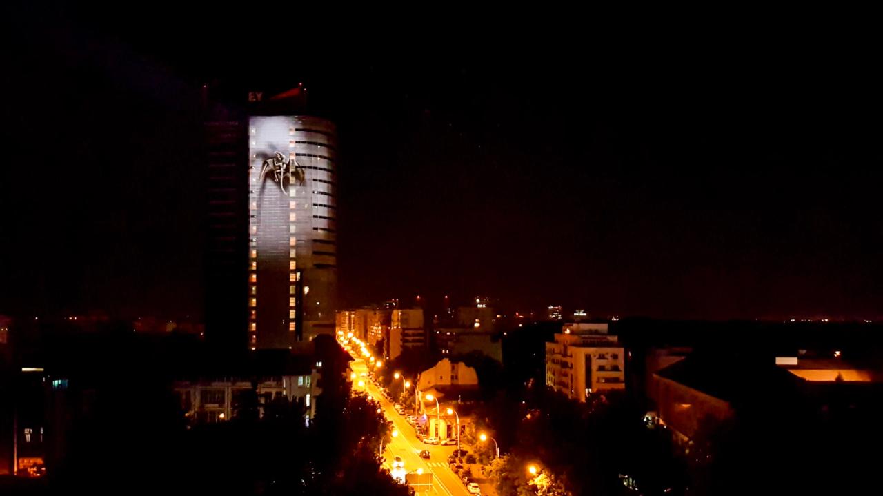 Prehistoric Creatures in the Sky — Bucharest Tower Center