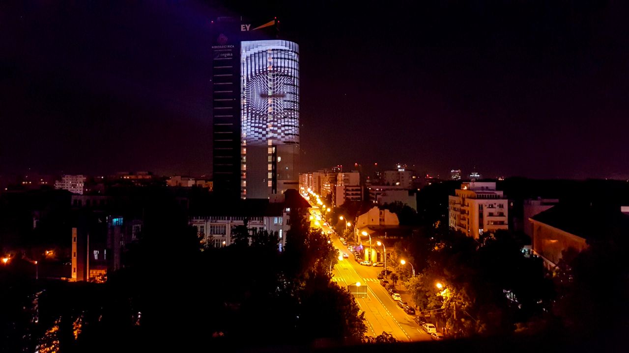 Prehistoric Creatures in the Sky — Bucharest Tower Center