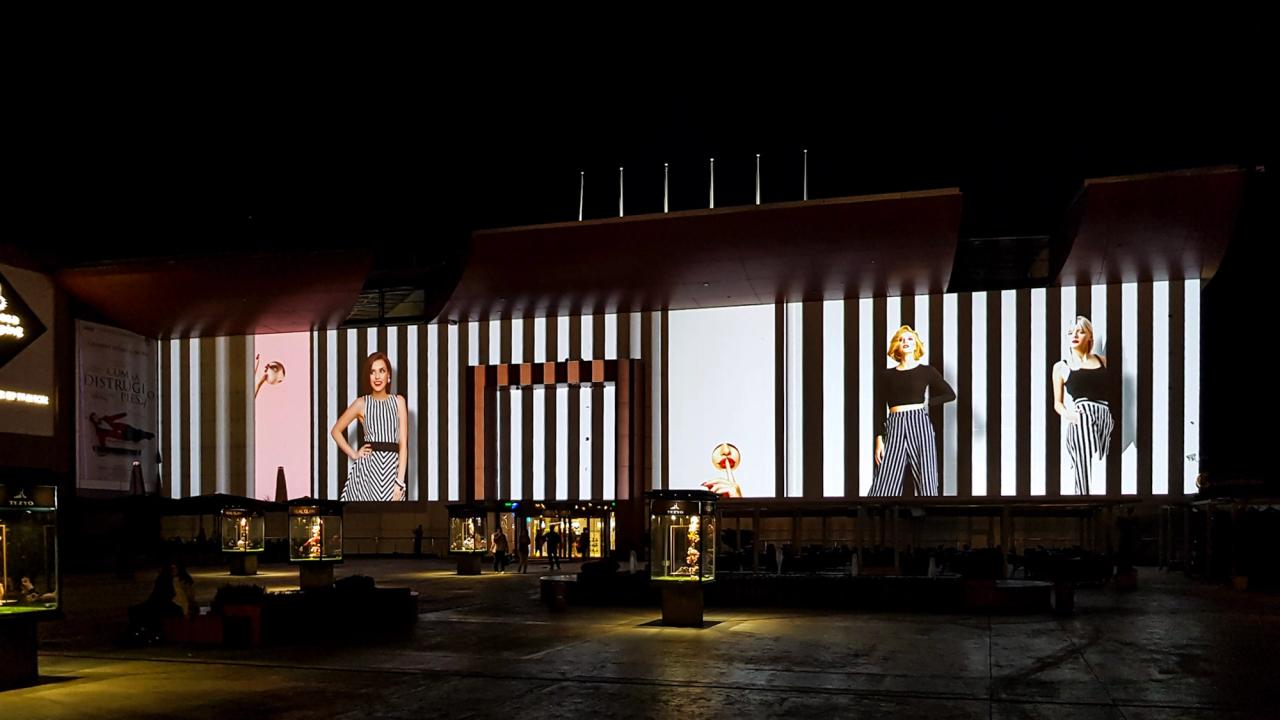 Băneasa Shopping City — proiecție aniversară de 10 ani