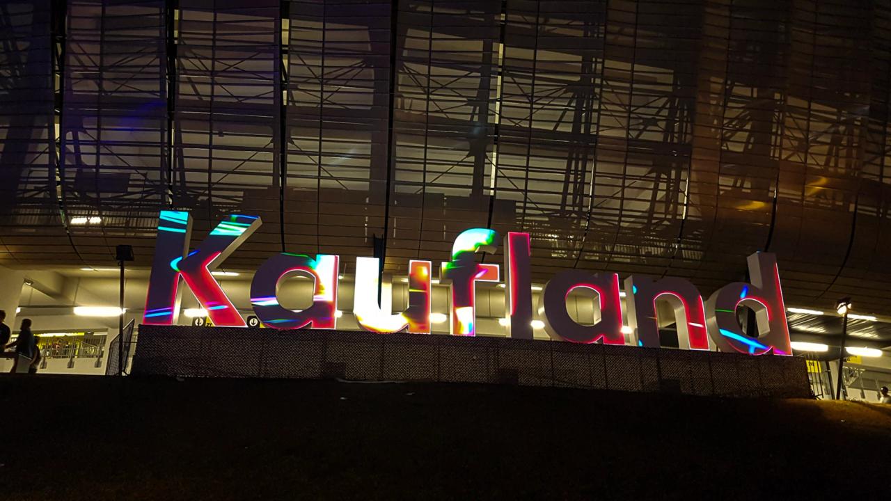 Kaufland Projection Installation at UNTOLD 2018