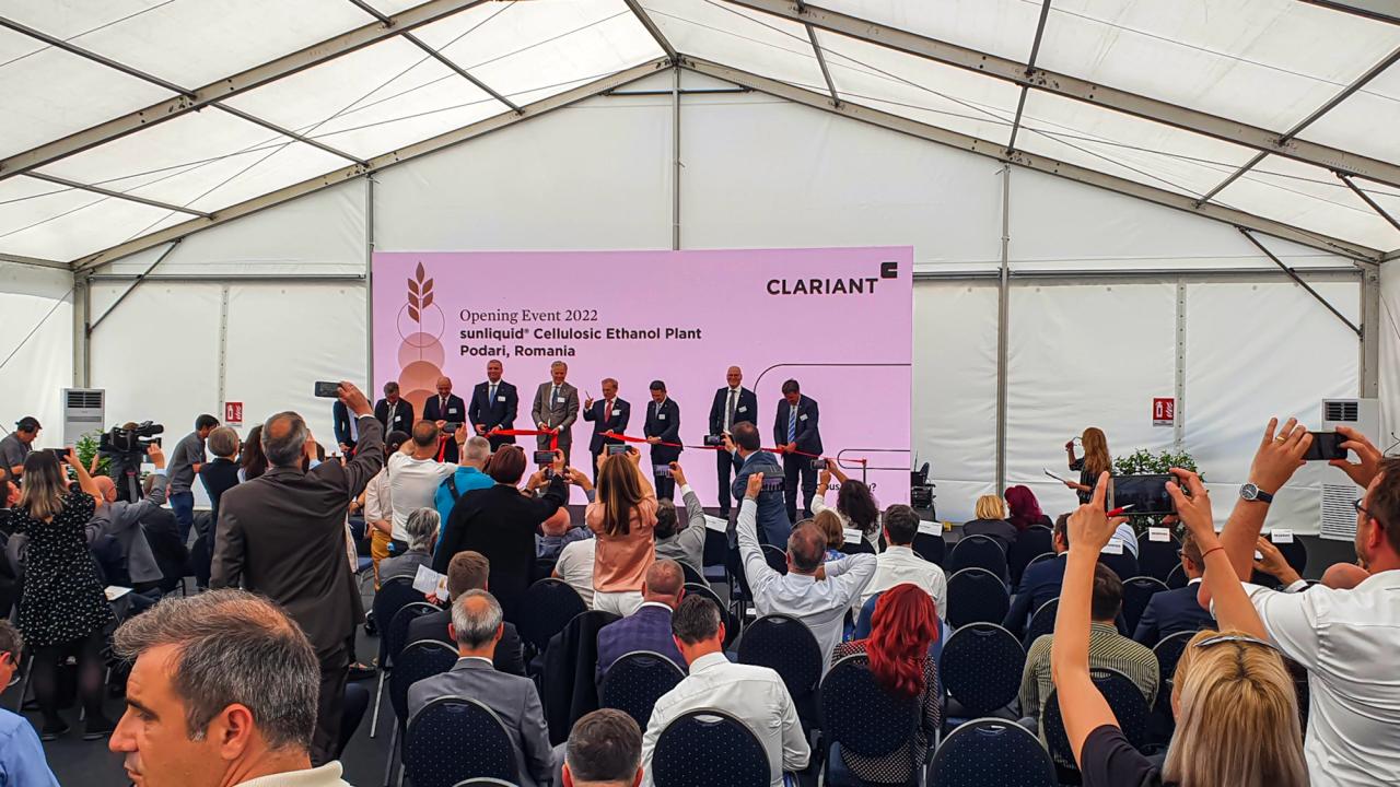 Clariant sunliquid Plant Opening