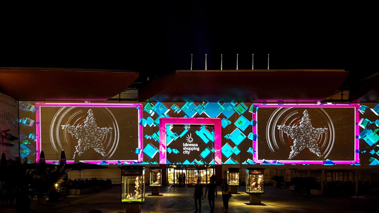 Băneasa Shopping City — proiecție aniversară de 10 ani