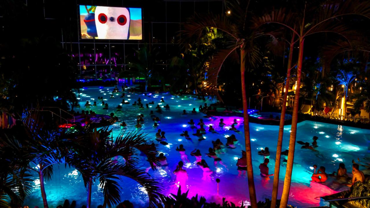 ShortsUP POOL Cinema at Therme București