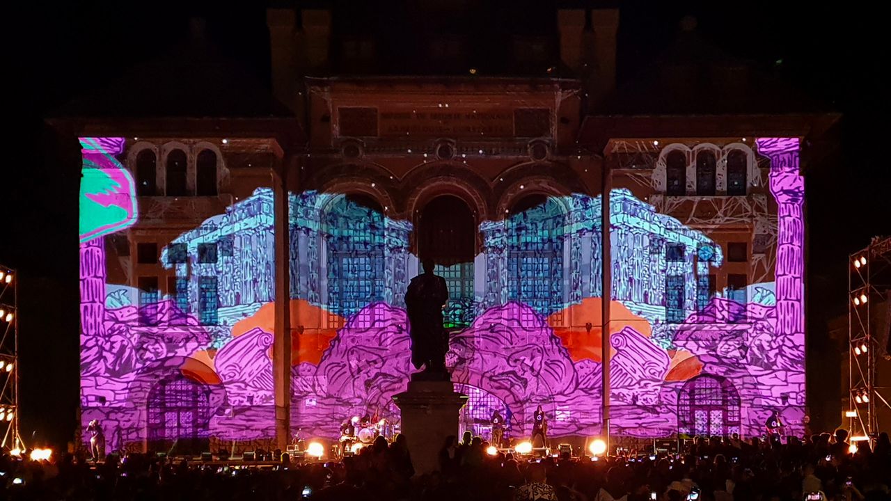 Ziua Constanței 2022 — Video mapping în Piața Ovidiu