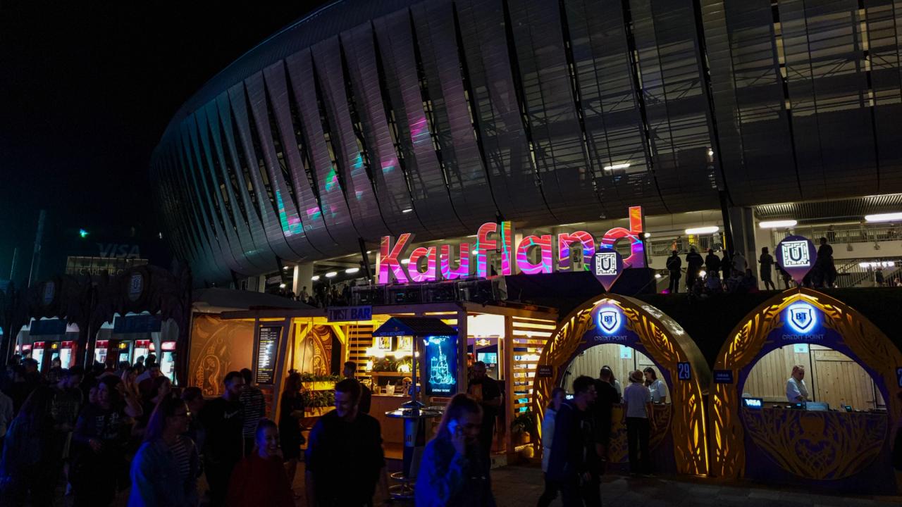 Proiecție Kaufland la UNTOLD 2019