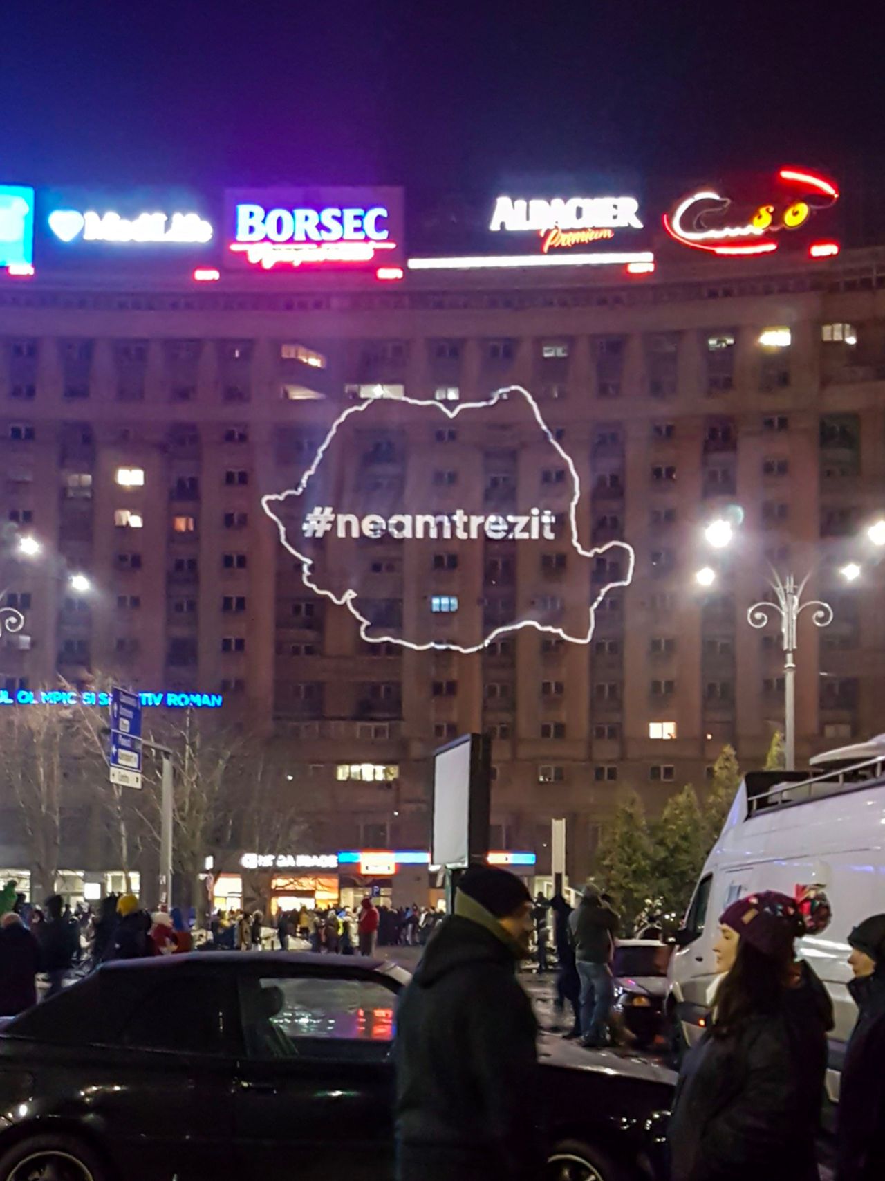 #VăVedem — Piața Victoriei Projections