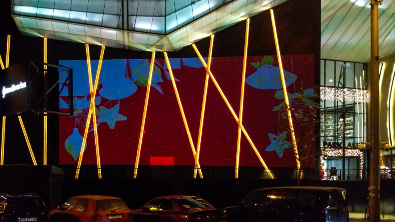 ParkLake Façade Projection