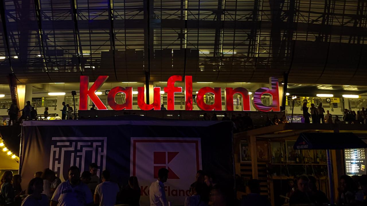 Kaufland Projection Installation at UNTOLD 2018