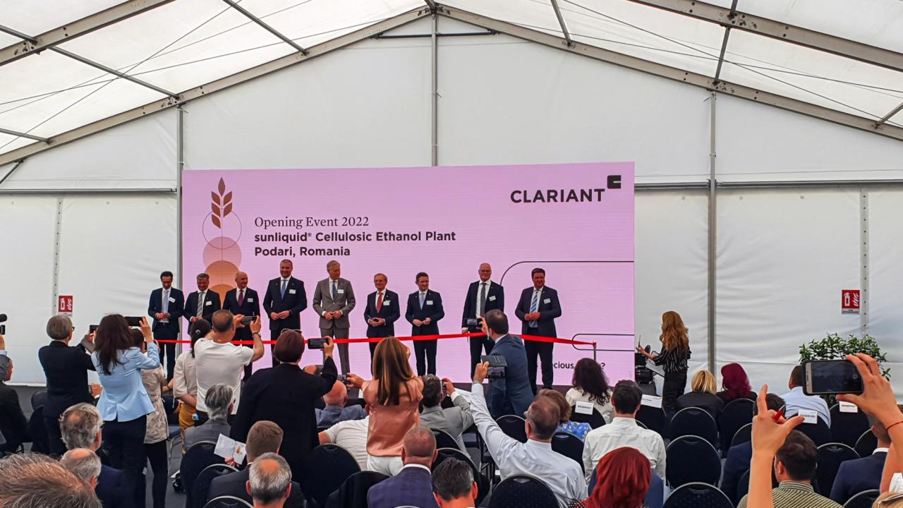 Clariant sunliquid Plant Opening