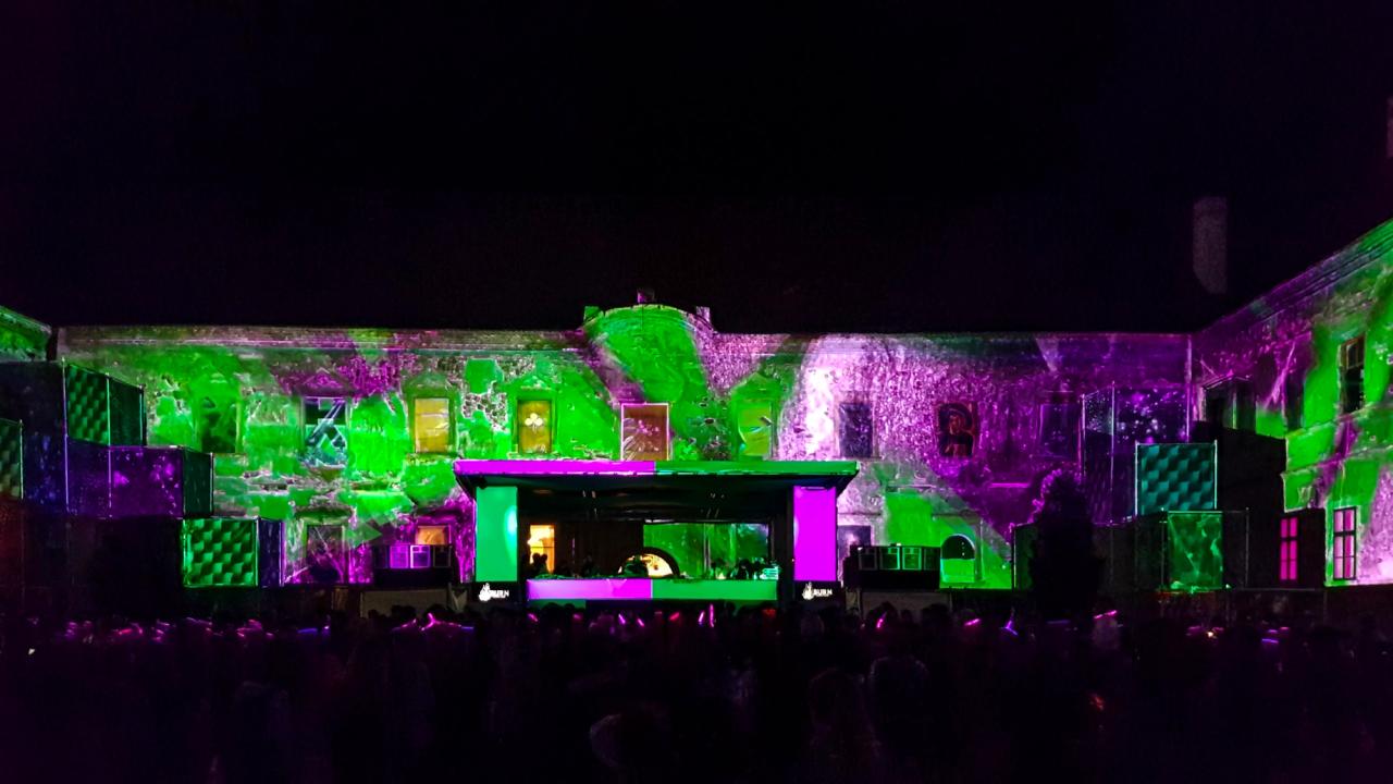 Electric Castle — Bánffy Castle Courtyard Mapping