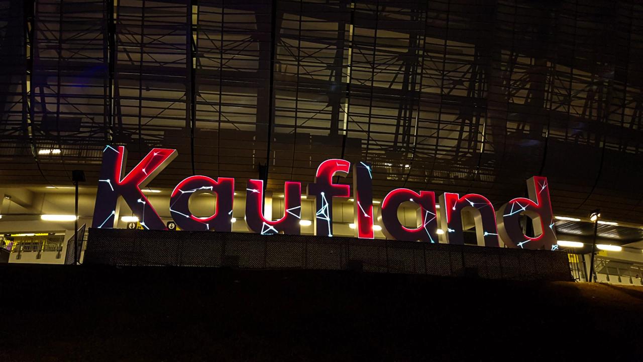 Kaufland Projection Installation at UNTOLD 2018