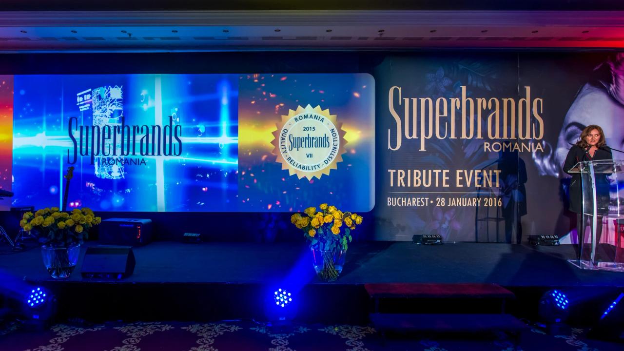 Superbrands Romania 10th Anniversary Gala
