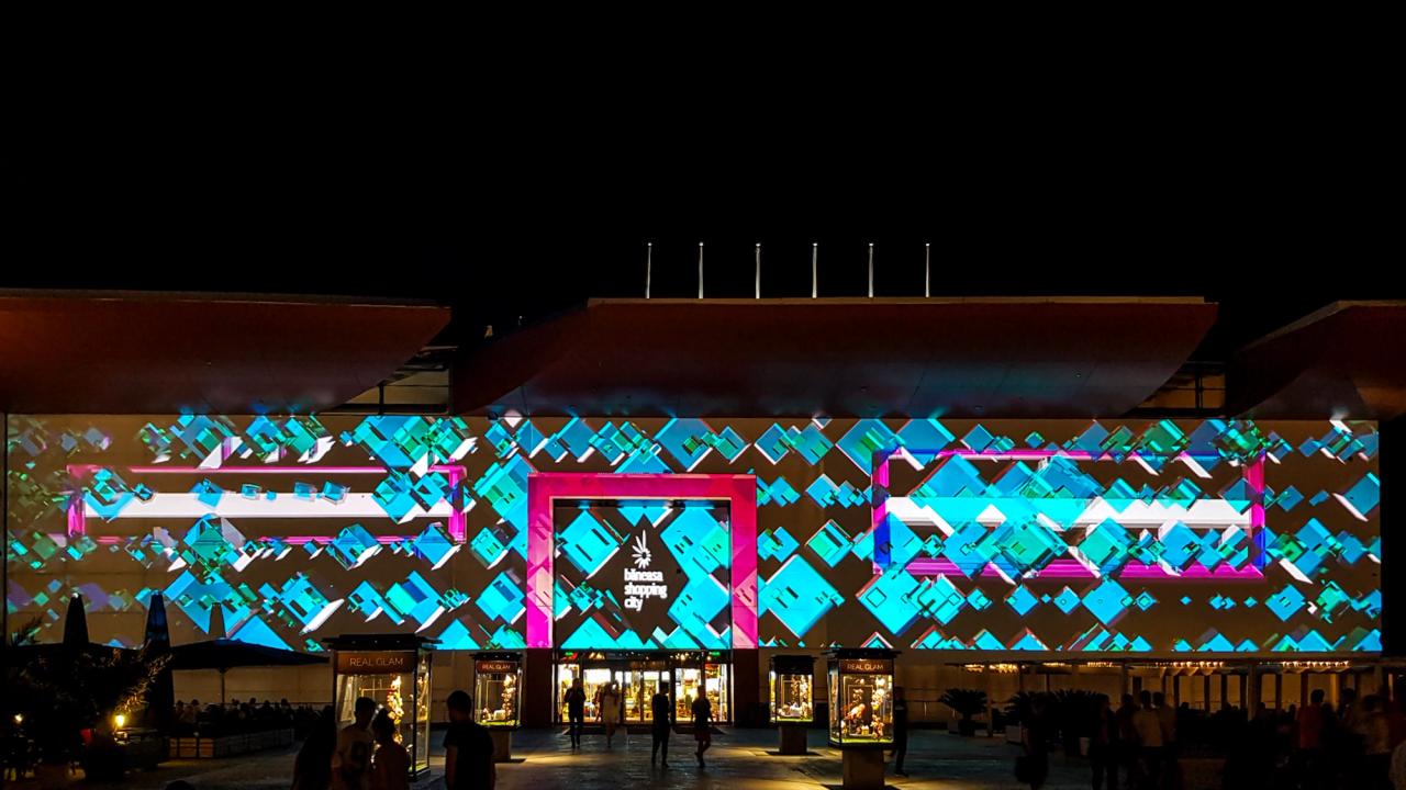 Băneasa Shopping City — proiecție aniversară de 10 ani