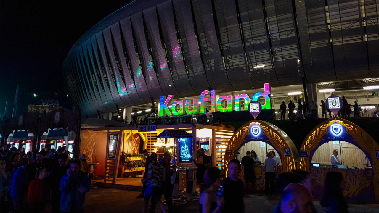 Kaufland Projection at UNTOLD 2019