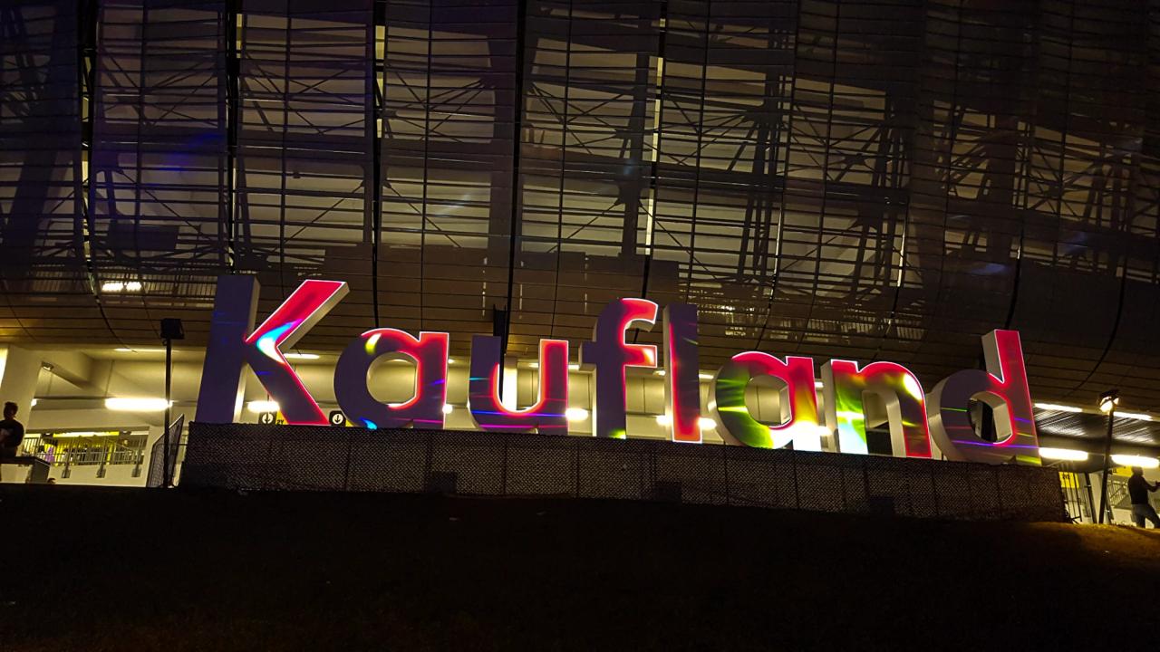 Kaufland Projection Installation at UNTOLD 2018
