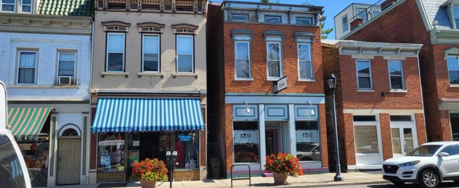 Quaint storefronts where gambling halls, brothels and saloons once lined Newport streets.
