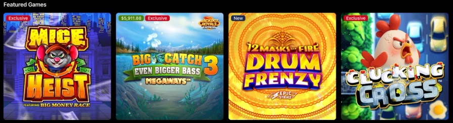 Fanatics Casino featured games