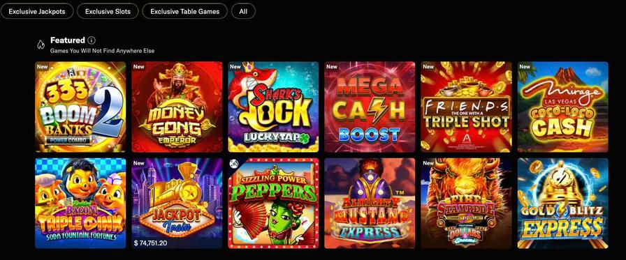 betmgm casino library