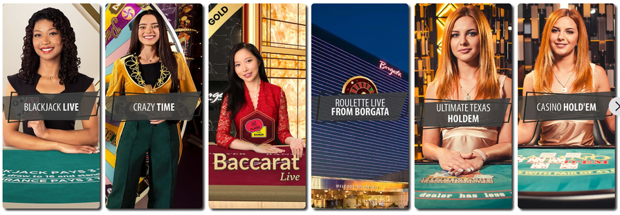 Borgata Casino live dealer games