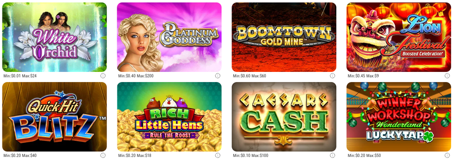 Caesars Palace slot titles