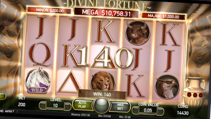 divine fortune slot screen cap