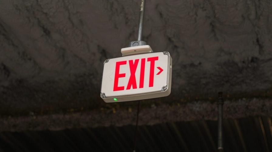 exit sign
