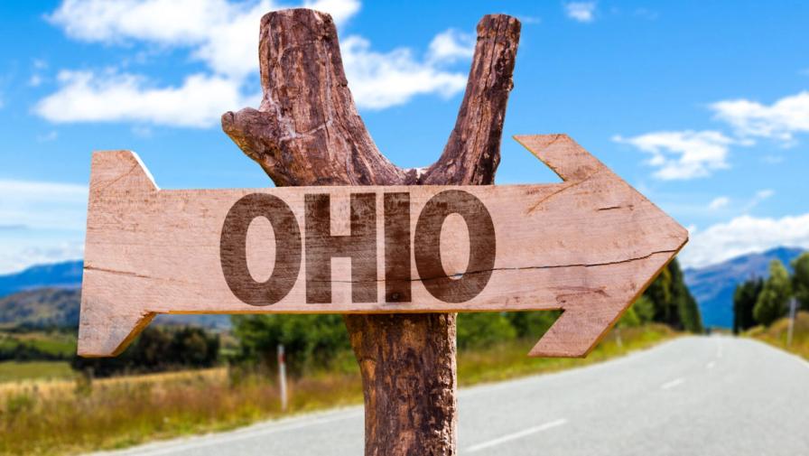 Ohio arrow sign