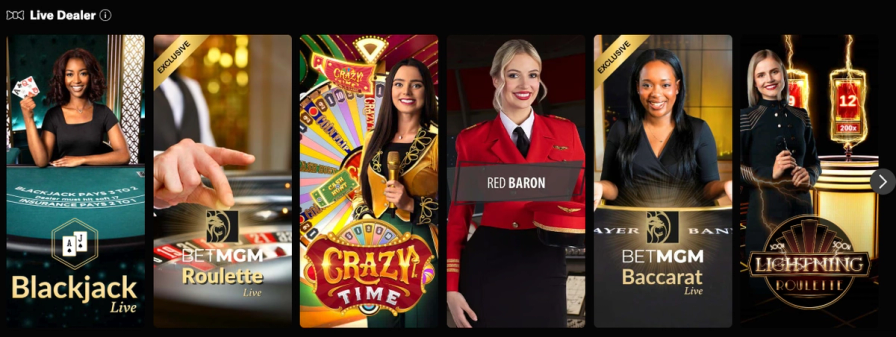 BetMGM Casino screenshot