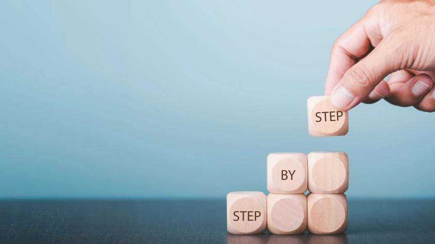 step-by-step blocks