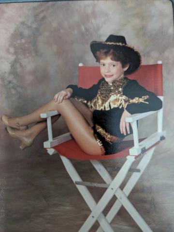 Photo of young Jess, presented without comment