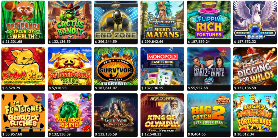 Borgata Casino jackpot slot titles
