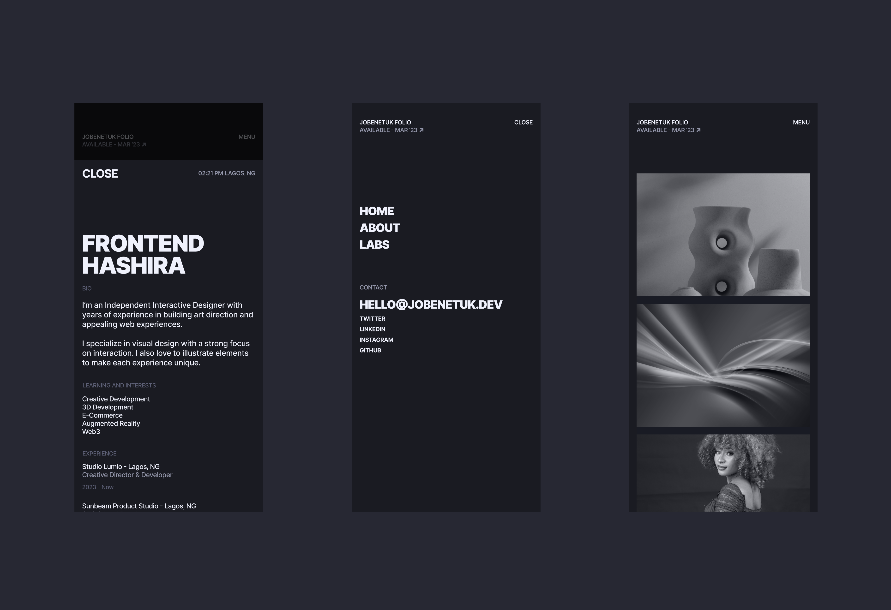 Mobile Mock ups