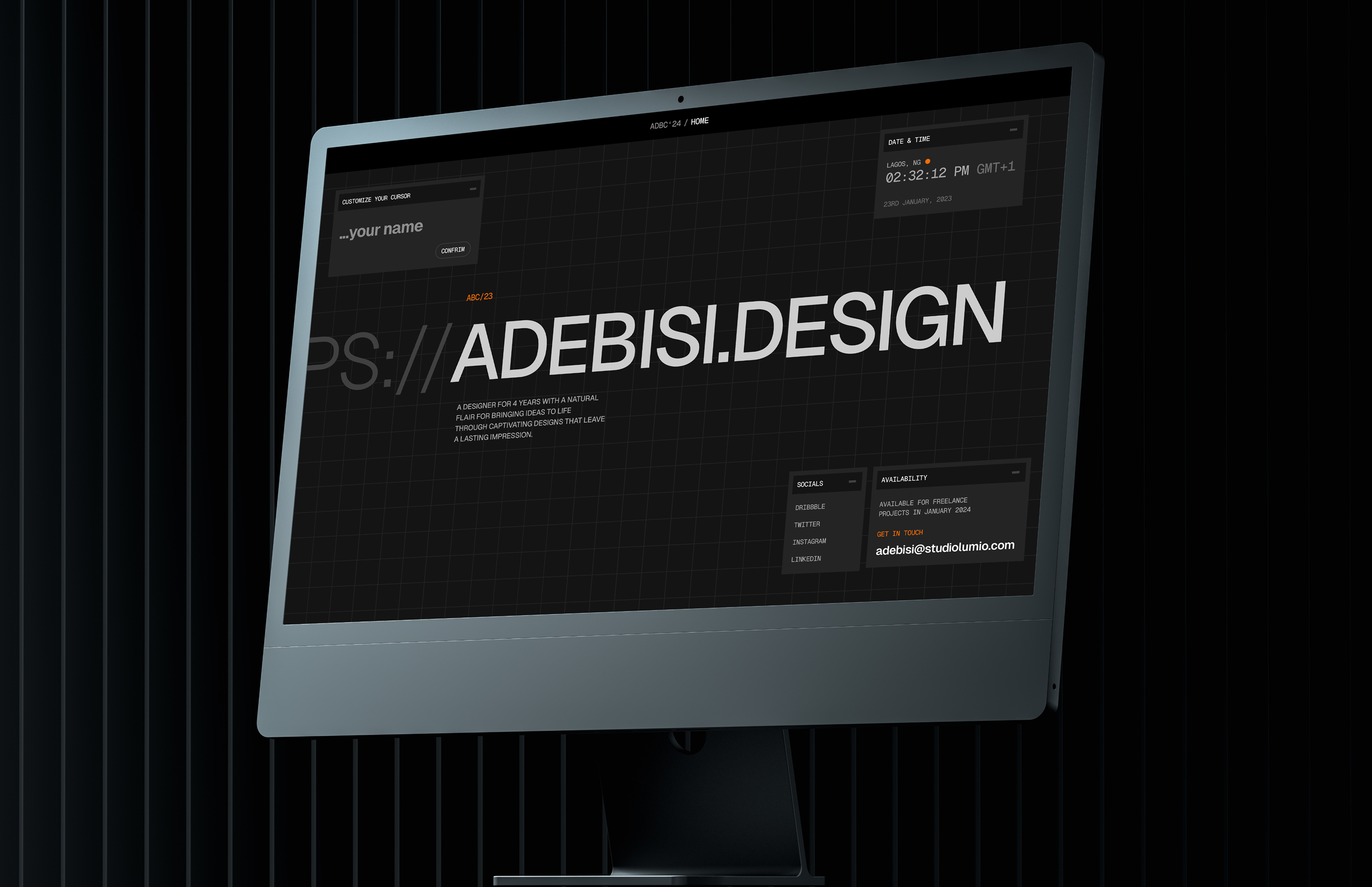 Desktop Mockup