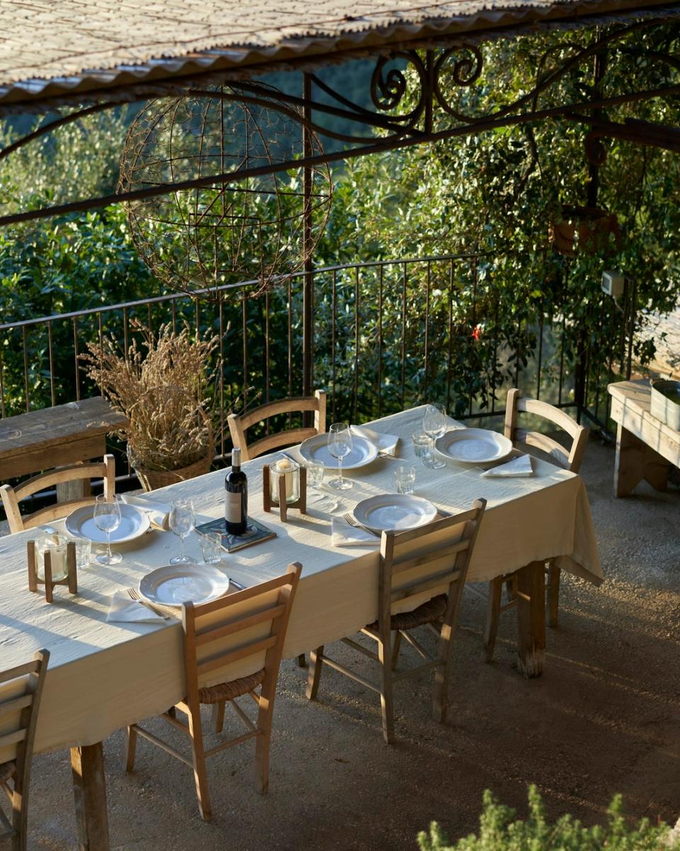 Sala ristorante nella veranda luminosa