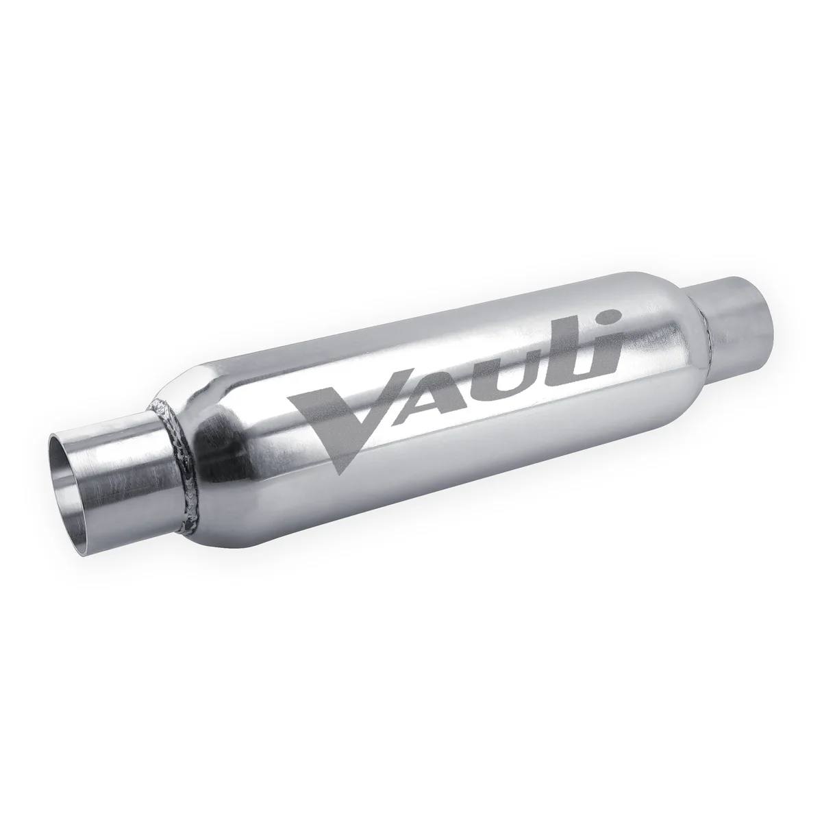 Escape Bala Resonador 12 X 3 1/2 Alto Flujo Acero Inox