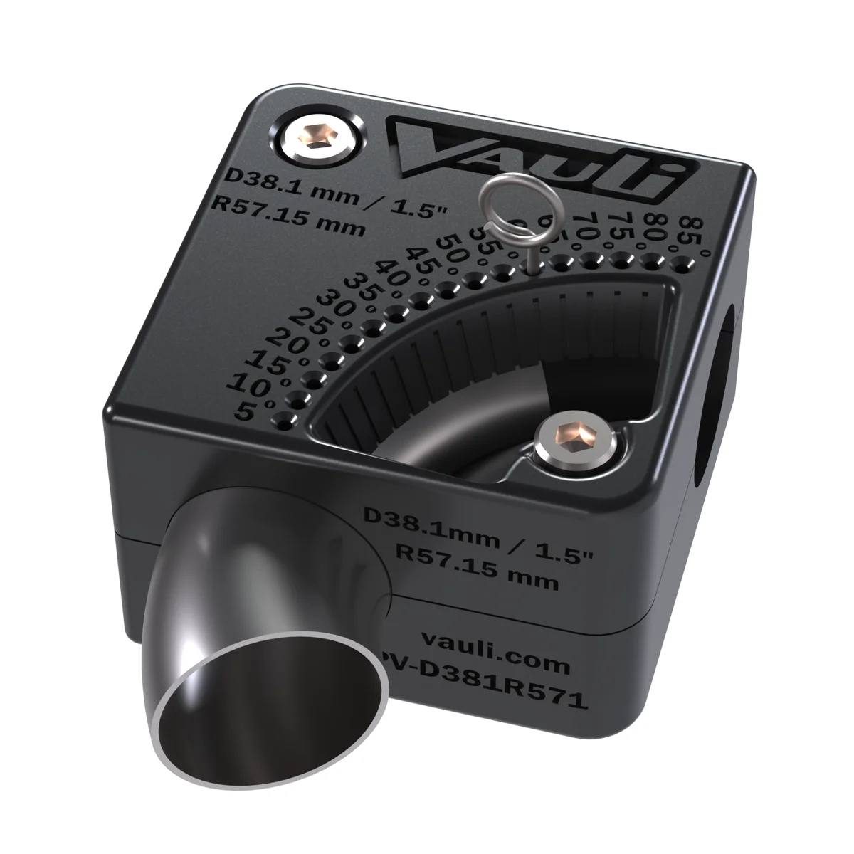 Plantilla Corte Codo 90° 2" 50.8mm 1.5d Negro