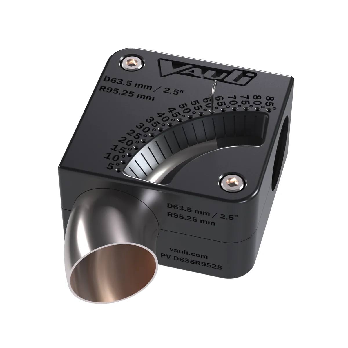 Plantilla Corte Codo 90° 2.5" 63.5mm 1.5d Negro