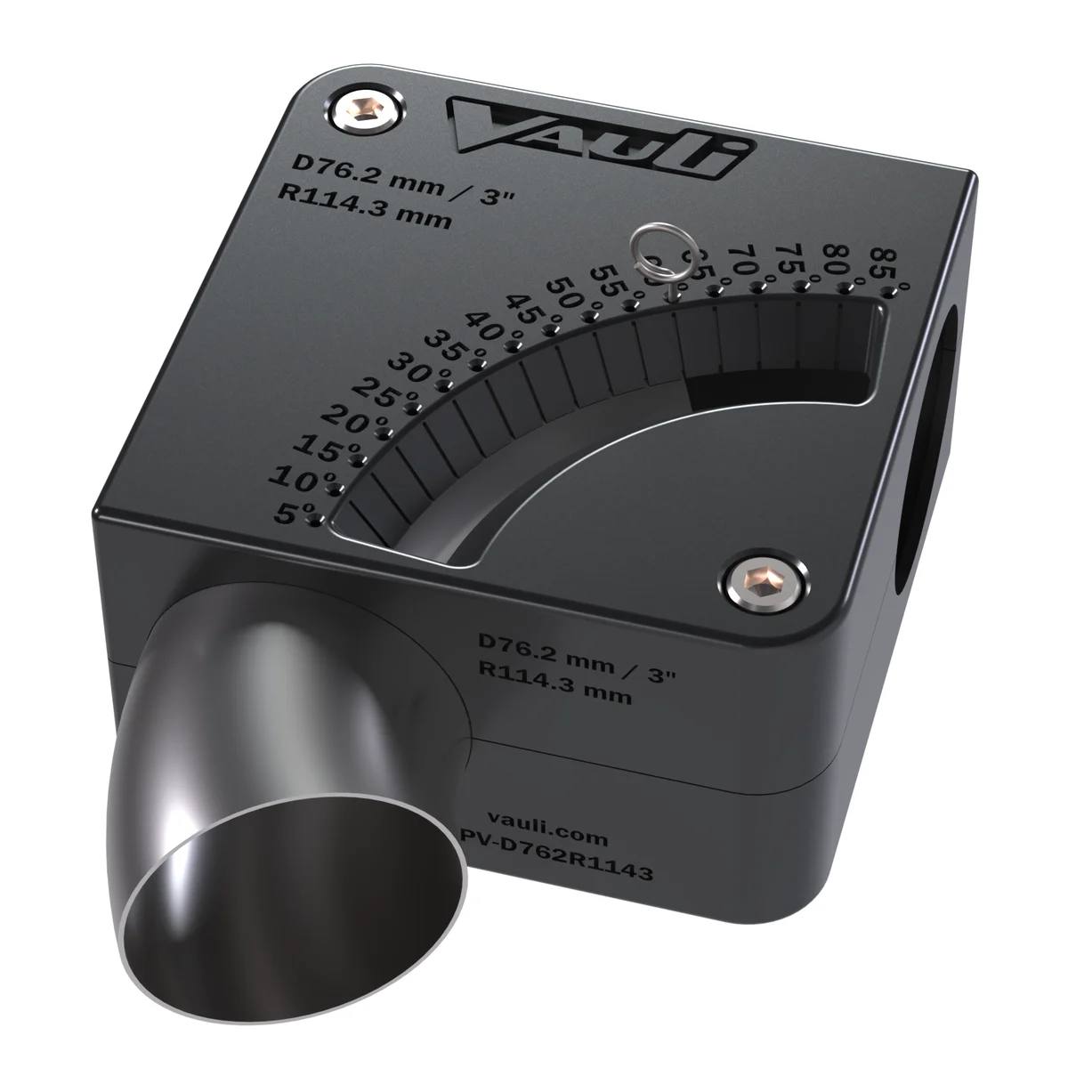 Plantilla Corte Codo 90° 3" 76.2mm 1.5d Negro