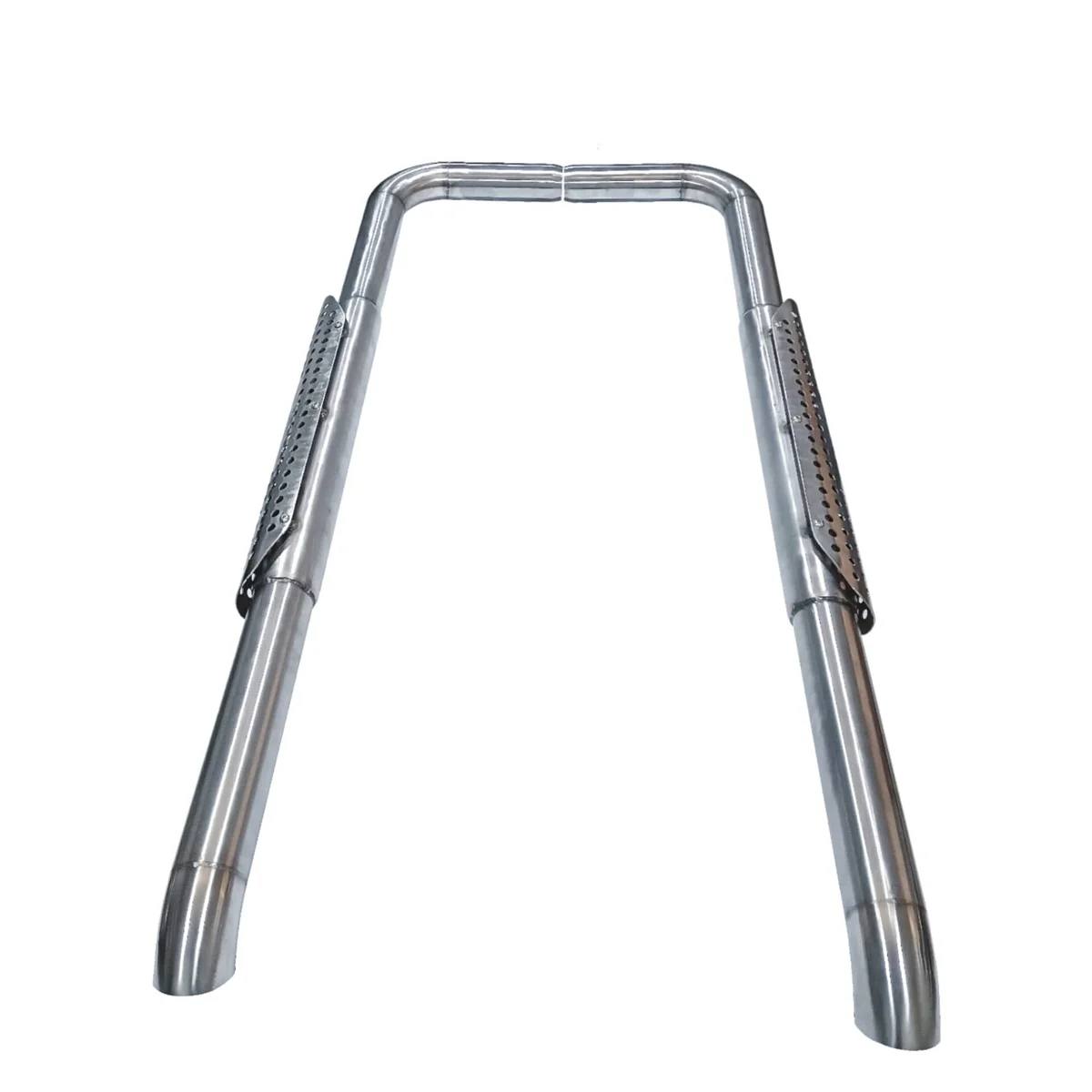 Escapes Pipas Laterales Para Pickup Acero Inox De 3" (par)