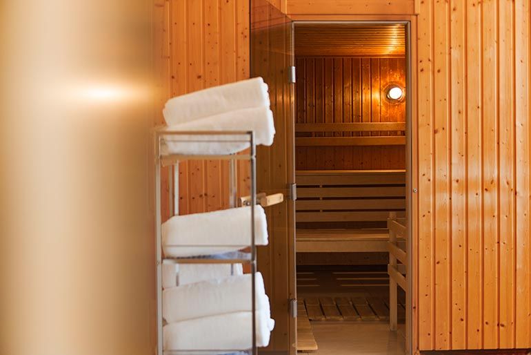 Sauna im Hotel AVIVA by APOLONIA Karlsruhe